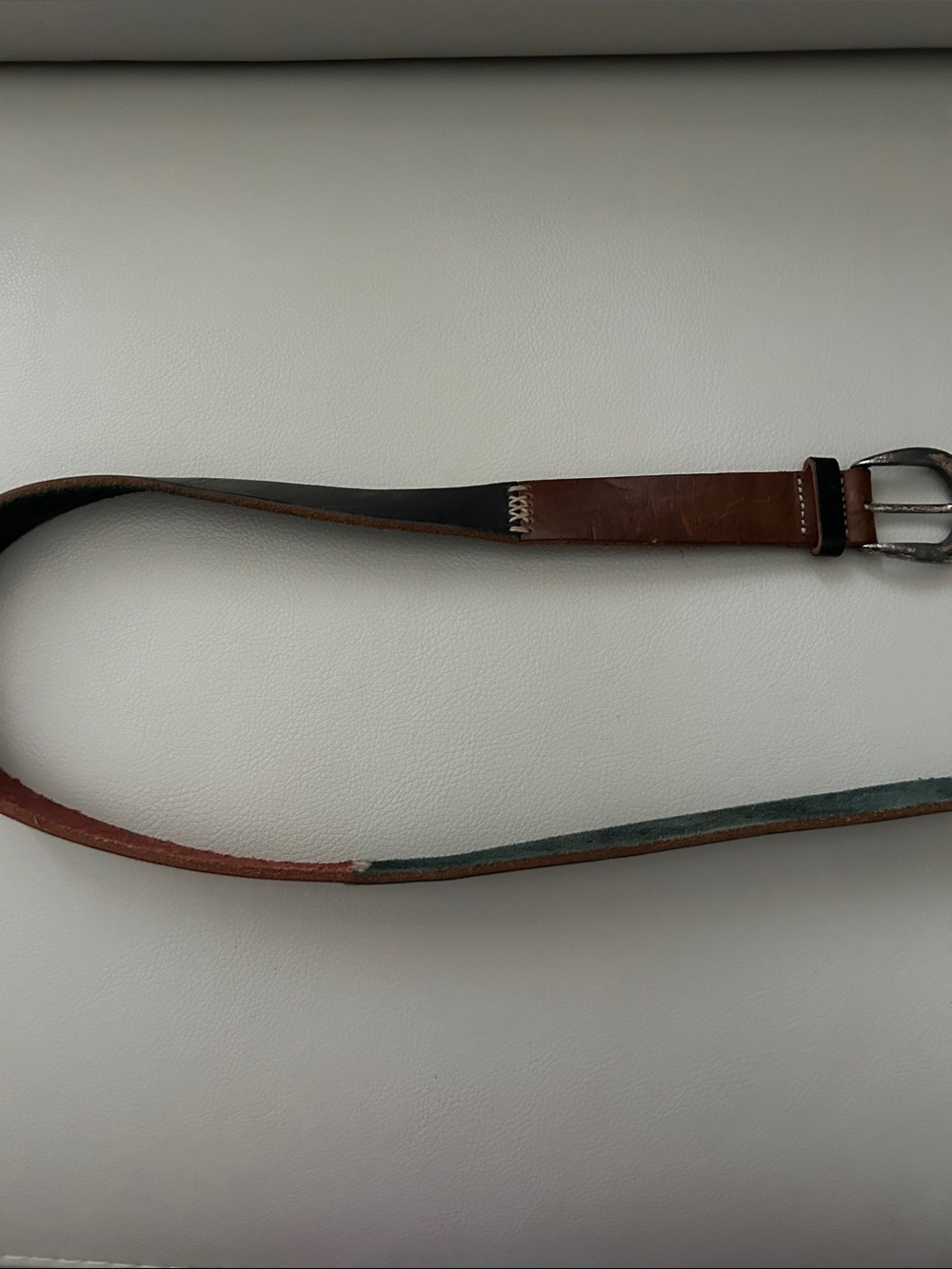 GAP Kids Leather Belt with Silver Buckle